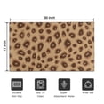 thumbnail image 5 of Leopard Pattern Door Rugs,Washable Non Slip Door Mats Indoor,Decorative Door Mats,Entry Mat Indoor for Entrance,Bedroom,Kitchen,Bathroom,17"x30", 5 of 6
