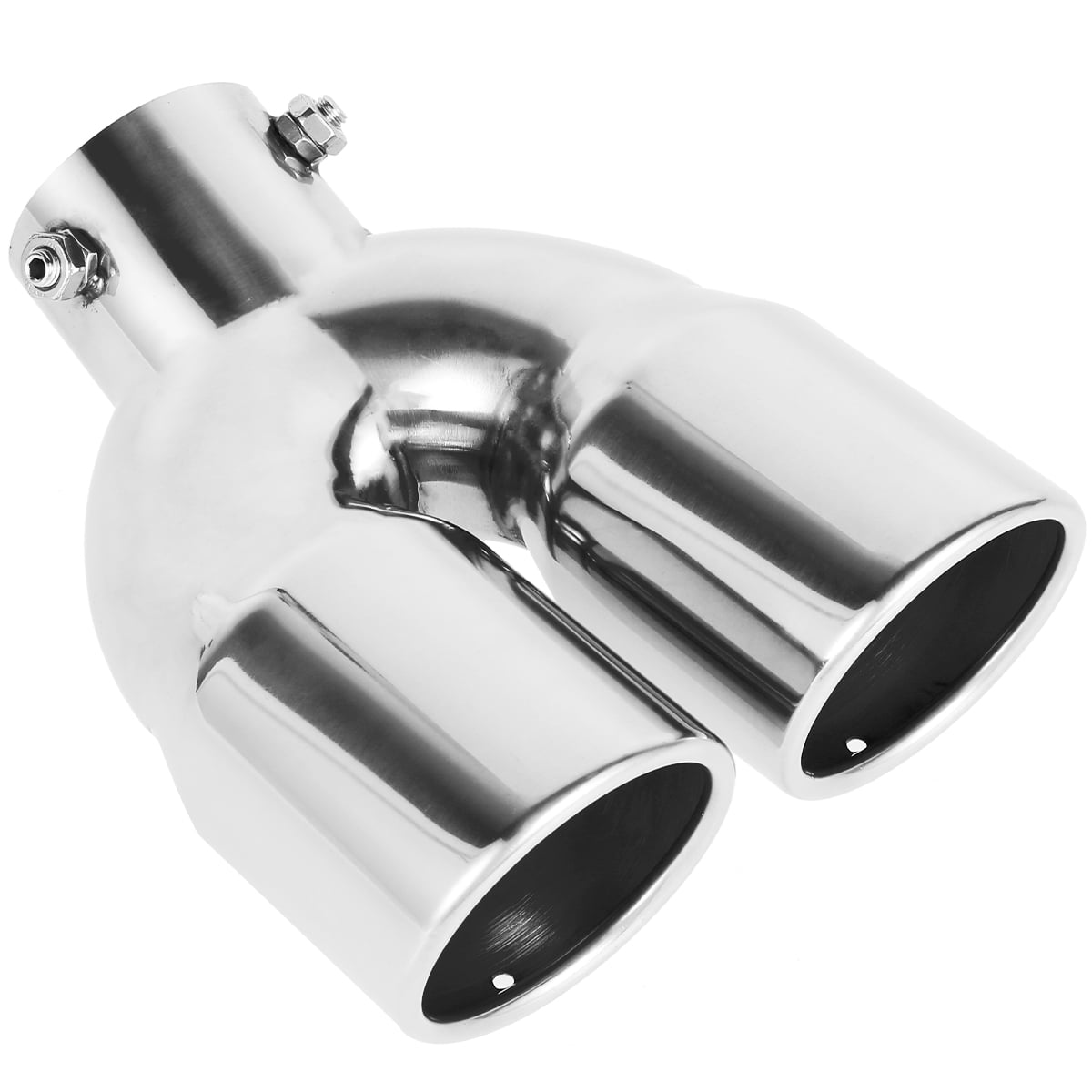 Stainless Dual Outlet Exhaust Tip for FORD DODGE TRUCK F150 F250 RAM 2.