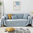 thumbnail image 1 of Waterproof Sofa Towel Solid Color Sofa Cover Multifunctional Dustproof Durable Sofa Cover Couch Cover for Living Room Decor, 1 of 5