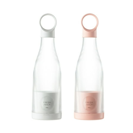

Small Electric Juice Extractor Personal Magnetic Suction Charging Blender for Travel Sports Kitchen Pink