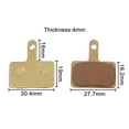 thumbnail image 4 of 1 Pair Of Bicycle Metal Sintered Disc Brake Pads for -Shimano Deore - B01S B01, 4 of 10