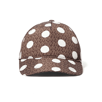 Michael Kors MK Signature Hat Logo Print Cotton Baseball Cap  display picture 1