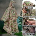 thumbnail image 5 of Dr.Fish Rain Poncho Reusable for Adults with Hood Waterproof Unisex Reusable Multifunctional for Hiking Camping, 5 of 10