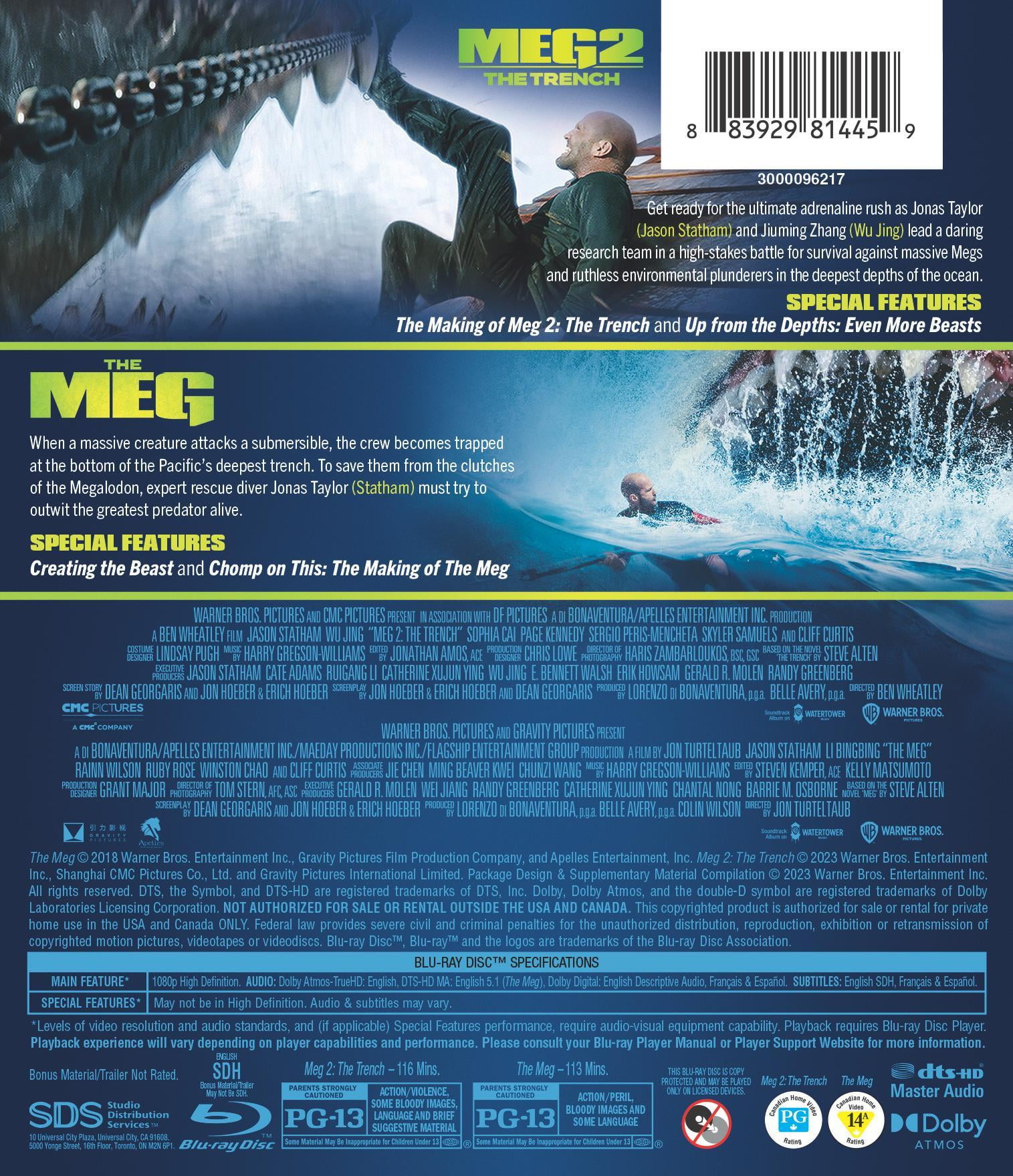 The Meg Collection: Films on Blu-ray with Digital Bahrain Ubuy