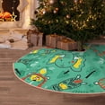 thumbnail image 5 of Sikiie Funny Animals in Jungle Nativity Christmas Tree Skirt, Jesus Christian Winter Holiday Tree Mat Decoration(30-48IN), 5 of 6