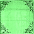 thumbnail image 1 of Ahgly Company Indoor Square Persian Emerald Green Traditional Area Rugs, 5' Square, 1 of 4