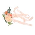 thumbnail image 3 of Silla Silla de Boda Flores de la Silla de Boda Decoración artificial de Flores Con Tela de Hilo para Fiesta de Bodas, 3 of 7