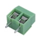 thumbnail image 4 of 50 Pieces 2 Pin 5 mm Pinch PCB Mount Screw Terminal Block Connector 300V 10A (Green), 4 of 5