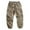 Khaki, variant on JTieacloth Men's Summer Large Pocket Loose Fashion Casual Work Pants Casual Baggy Cargo Pants Black