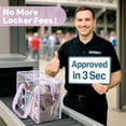 thumbnail image 7 of Clear Beach Tote Bag - Waterproof PVC Stadium Approved - Extra Large Transparent Bag for Pool, Concert, 7 of 7