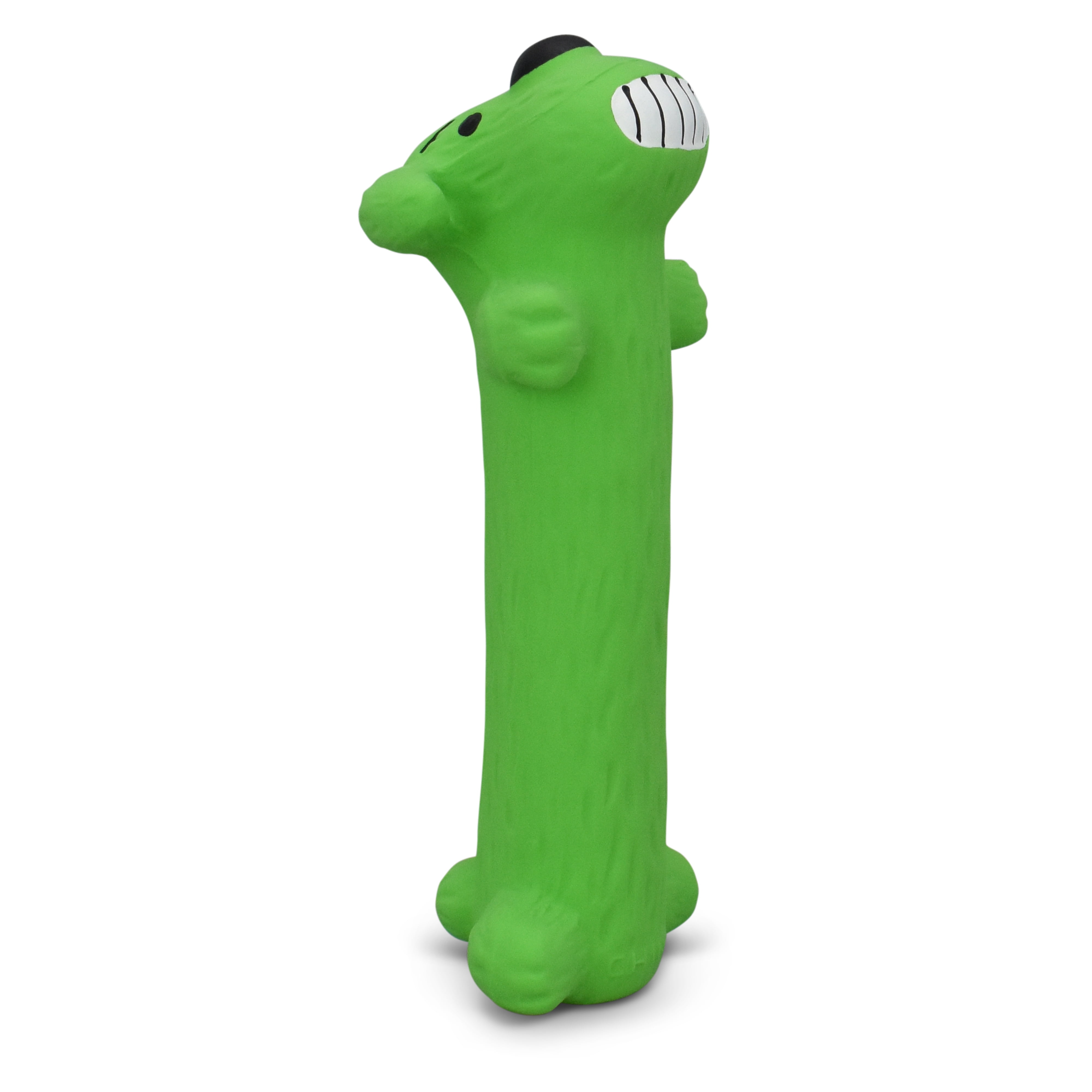(2 pack) Multipet Smiling Loofa Dog Latex Dog Toy with Squeaker