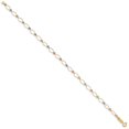 thumbnail image 2 of Auriga 14K Tri-Color Gold Mirror Beads Bracelet 7.5 inch for Women, 2 of 5