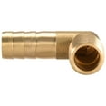 thumbnail image 4 of Brass Barb Hose Fitting 90 Degree Elbow 10mm Barbed x 1/4 PT Male Pipe, 4 of 4
