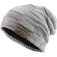 thumbnail image 1 of Thick Slouch Beanie Sherpa Fleece Lined, 1 of 6