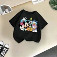 thumbnail image 2 of Camiseta de manga corta de algodón de verano con dibujos animados de Mickey Minnie de Disney para niños, camiseta informal de moda para niños y niñas, camisetas lindas para niños, 2 of 4