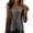 E063-Gray, variant on Women's Round Neck Button Front Sleeveless Solid Top, Casual Summer Layering Tank, Daily Comfortable Cotton Linen Blouse