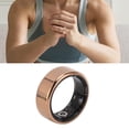 thumbnail image 1 of Smart Fitness Tracker Ring, Smart Ring Temperature Monitoring Sleep Tracker Stylish  for Present Black,Gold, 1 of 7