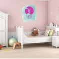 thumbnail image 2 of We Love You to The Moon & Back Family Nursery Love Quote Kids Watercolor Decor Wall Art Sticker Designs Vinyl Stickers For Home House Walls Rooms Windows Bedroom Decoration Size (26x26 inch), 2 of 3