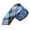 Blue Plaid, variant on Unisex Necktie Solid Color Navy Blue Skinny Tie
