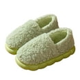 thumbnail image 3 of CAIXIA Women's Memory Foam Slippers for Comfort Soft Lined Indoor Outdoor Slide On with Heel Support and Non Sole,Green, 3 of 4