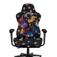 thumbnail image 3 of Whosucclay Dachshund Dog Paw Print Office & Gaming Chair Slipcover Breathable Stretch Computer Desk Chair Cover with Zipper 4-Piece Racing Computer Chairs Slipcover Set, 3 of 8