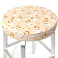 thumbnail image 3 of Pofeuu Cute Duck And Flower Print Round Bar Stool Covers - Super Soft and Washable Elastic Stool Cushion Slipcover Easy Clean Velvet-14 inch, 3 of 7