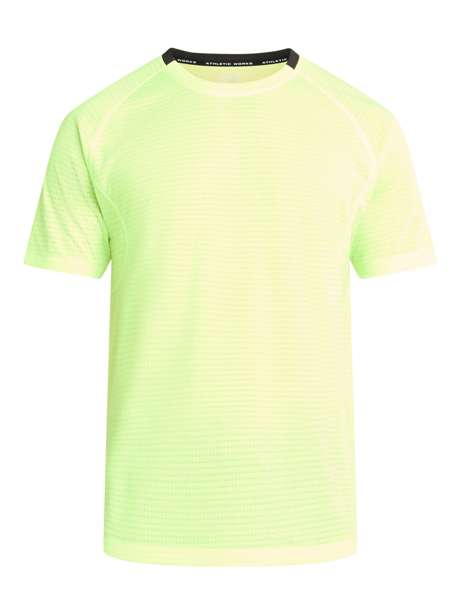Athletic Works Men's and Big Men's Mixed Media Tee, Sizes XS-5XL