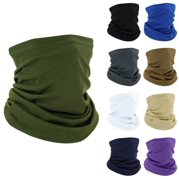 RYDCOT Summer UV Protection Cooling Mesh Neck Gaiter Face Clothing Neck Gaiter Mask Scarf Sunsproof Breathable Bandana for Men/Women