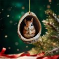 thumbnail image 4 of Lwlmwt Christmas Decorations,2D Christmas Tree Animal Pattern Acrylic Decorations,Hanging Ornament,Forest Animal Decorations,for Xmas Tree Decorations,Souvenir Gifts, 4 of 5