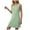 Light Green, variant on felwors V-Neck Summer Casual Beach Dress for Women 2025 Vacation Women's Sleeveless Sundress with Split Blue, S