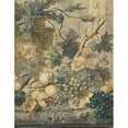 thumbnail image 2 of Jan van Huysum 15x18 Black Ornate Wood Framed Double Matted Museum Art Print Titled - Still Life with Fruit, 2 of 5