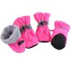 thumbnail image 1 of 4 unids/set zapatos impermeables para perros botas antideslizantes para la lluvia y la nieve calzado grueso cálido para gatos pequeños calcetines para perros botines suministros para mascotas, 1 of 5