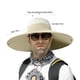 thumbnail image 2 of Sombrero de visera solar de ala grande, sombrero de pescador con máscara transpirable de verano para hombre, sombrero informal para exteriores, 2 of 6