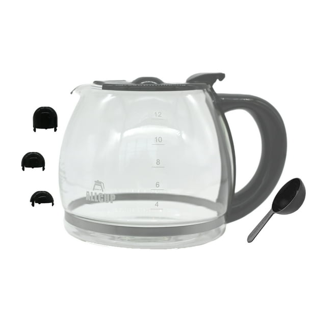 ALLCUP 12CUP Glass Replacement Coffee Carafe Compatible with Mr