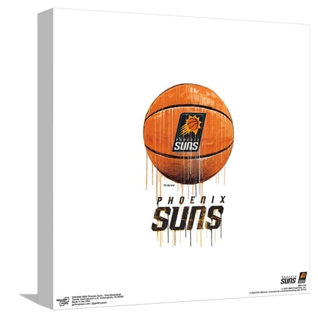 Gallery Pops NBA Phoenix Suns – Drip Basketball Canvas Wall Art Unframed Version 12 x 12