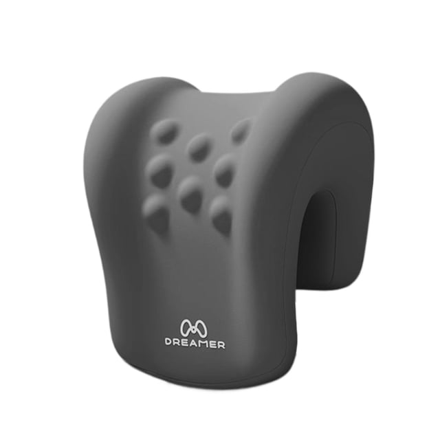 simhoa Appui-Tête pour Chaise de Bureau Oreiller de Cou Confortable Multifonction pour Hommes Femmes Gris Foncé