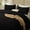 08 Black Grid, variant on Fluffy Comforter Set King Size - Super Soft Faux Fur Stripe Jacquard Comforter 3 Pieces, Black Fleece Bedding Set,Winter Warm Bed Set,1 Comforter with 2 Pillowcases