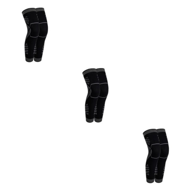 Baohd Leg Protectors Stay Safe And Comfortable During Sports Activities Made black M 3Set