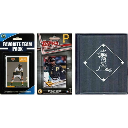 Sports Prayer Card - C & I Collectables MLB Pittsburgh Pirates Licensed 2017 Topps Team Set and Favorite Player Trading Cards Plus Storage Album