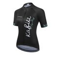 thumbnail image 3 of Kafitt - Maillot de ciclismo para mujer, blusa de verano, ropa de ciclismo de montaña, transpirable, corto, para bicicleta, talla L, 3 of 5