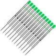 thumbnail image 3 of Lanier Combo Pack - 12 Pack - Monteverde Capless Ceramic Gel P42 Ink Refill Compatible with most Parker Style Ballpoint Pens - Green (Fine Tip 0.6mm), 3 of 3