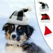 Gcvizuso Christmas Hats, Santa Hat, 3PCS Christmas Pet Hats Holiday Cats And Dogs Cute Pet Headdresses Christmas Hats