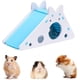 thumbnail image 1 of Casa de hámster con escalera y tobogán, juguetes de juego de hámster Hideout Hut Rat Hideaway (Azul) 1PCS LingWen 8390612769757, 1 of 1