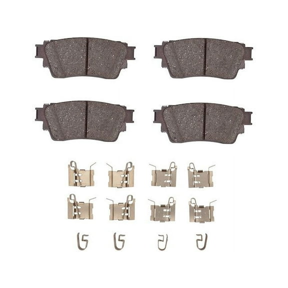 Rear Brake Pad Set - Compatible with 2022 - 2024 Mitsubishi Outlander 2023