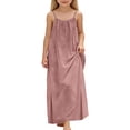 thumbnail image 3 of LRen Girls Dresses Size 10-12 Backless Cami Summer Boho Dress Trendy 2026 Toddler Baby Vacation Casual Flowy Long Girls Dresses, 3 of 7