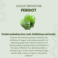 thumbnail image 2 of Peridot Bar Necklace for Women – 925 Sterling Silver 18K Gold Plated Jewelry Gift for Women, August Birthstone Elegant Mother's Day Gifts, 2 of 9