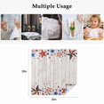 thumbnail image 5 of 4th of July Cloth Napkins, Independence Day Star Vintage American Washable and Reusable Dinner Napkins Set of 6, Table Napkin for Kitchen Party Birthday Wedding Hotel Housewarming 20"x20", 5 of 9