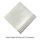 thumbnail image 5 of Monstrate Cubierta de drenaje cuadrada de aplicaciones amplias de acero inoxidable resistente y duradera fácil de instalar fácil Accesorios de baño 9.2 CM, 5 of 6