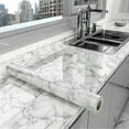 thumbnail image 2 of Marble Kitchen Oil-Proof Film Stove Waterproof Moisture-Proof Self-Adhesive Wallpaper Countertop Cabinet Renovation Tile Sticker, 2 of 10