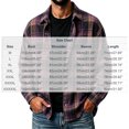 thumbnail image 2 of Cmfcve Men's and Big Men's Plaid Long Sleeve Button up Shirt Loose Fit Casual Fall Turn‑Down Collar Shirts with Chest Pocket, 2 of 5